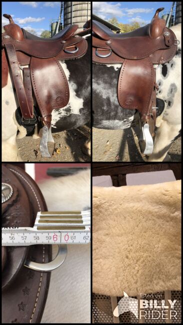 Westernsattel +Pad+Gurt, R.Drinsinger, Sattler Handmade Premium M7, Ela, Western Saddle, Empfingen , Image 13