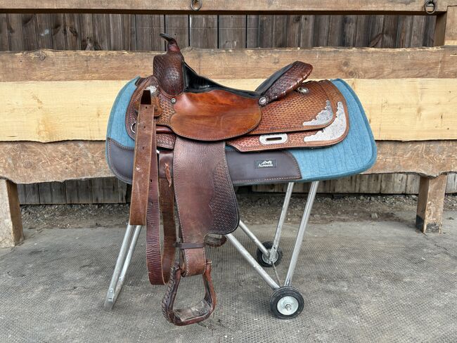 Westernsattel Reiningsattel Continental FQ 16“, Continental  Reiningsattel Nr. 183, Cynthia , Western Saddle, Lichtenfels 