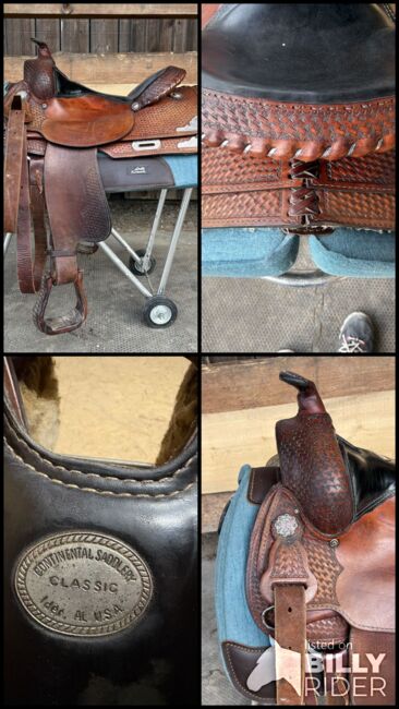 Westernsattel Reiningsattel Continental FQ 16“, Continental  Reiningsattel Nr. 183, Cynthia , Western Saddle, Lichtenfels , Image 10