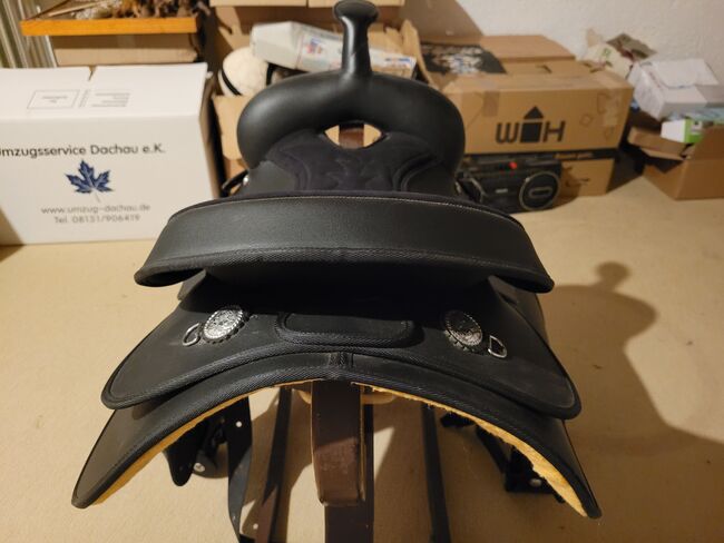 Westernsattel schwarz 38cm =15", Wintec, Laura, Western Saddle, Glonn, Image 3