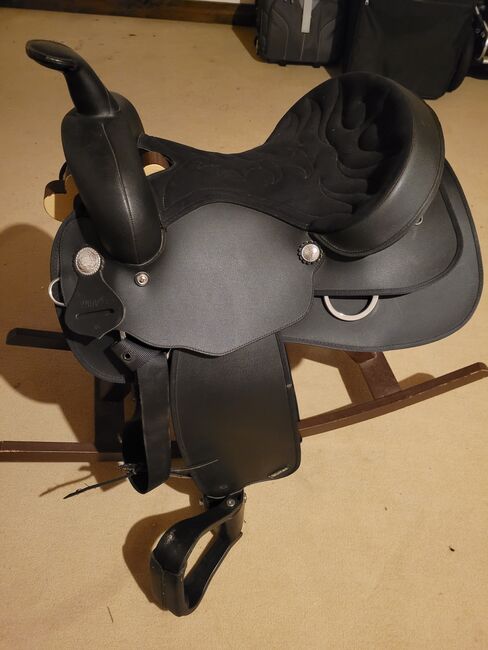 Westernsattel schwarz 38cm =15", Wintec, Laura, Western Saddle, Glonn, Image 5