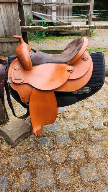 Verkaufe Westernsattel, Bearflex, Bettina Bogdon, Western Saddle, Schauenburg, Image 2