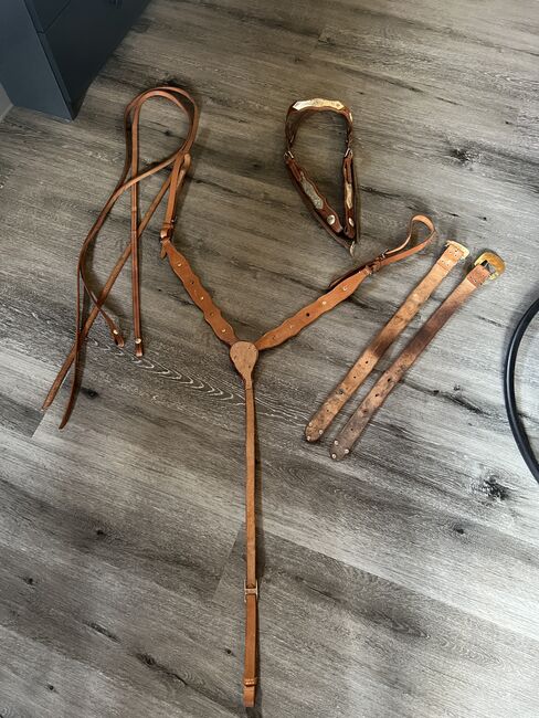 Western Show Set Trense und Vorderzeug Full WB, Tanja Hochhaus , Bridles & Headstalls, Schwarzenberg, Image 4