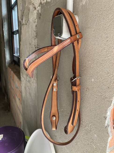 Westerntrense Trense Western V Stirnriemen, neu, Simone , Bridles & Headstalls, Heiden