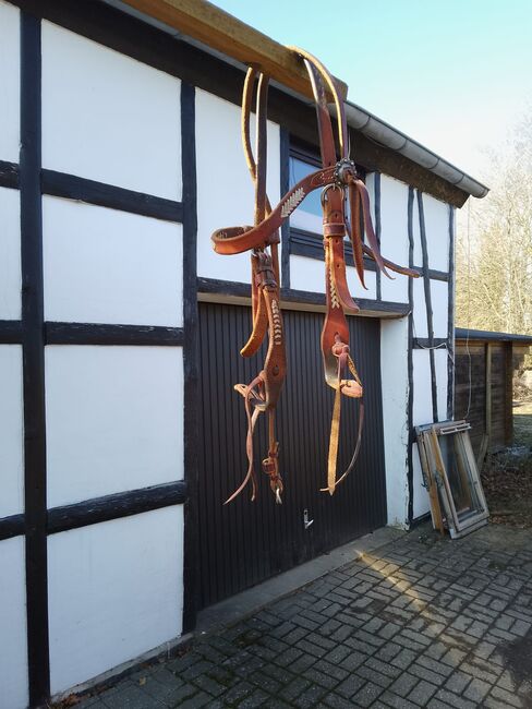 Westerntrense aus Leder, Manuela Meiers, Bridles & Headstalls, Simmerath