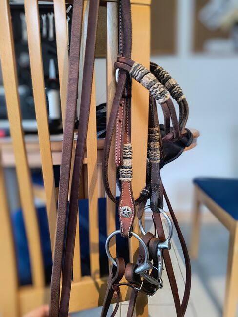 Westerntrense mit Zügel und Gebiss, Laura, Bridles & Headstalls, Oberzent, Image 2