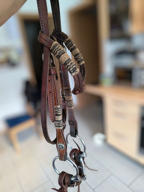 Westerntrense mit Zügel und Gebiss, Laura, Bridles & Headstalls, Oberzent