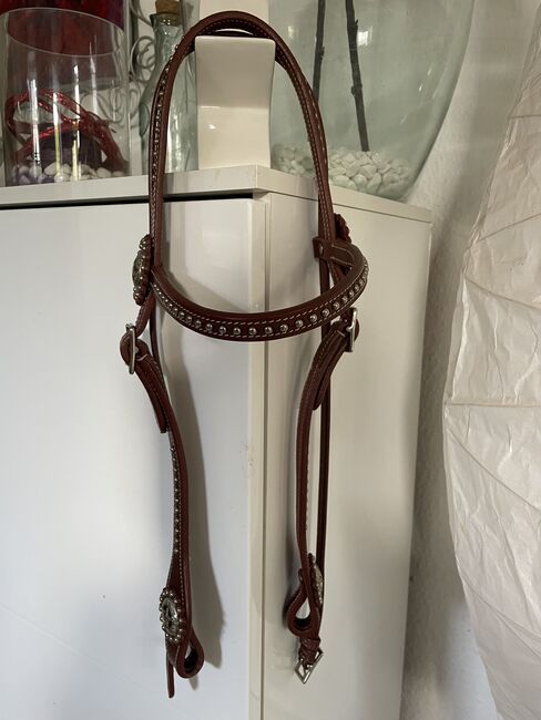 Westerntrense mit Zügel Neu*, Kitty Nedev, Bridles & Headstalls, Kall, Image 3