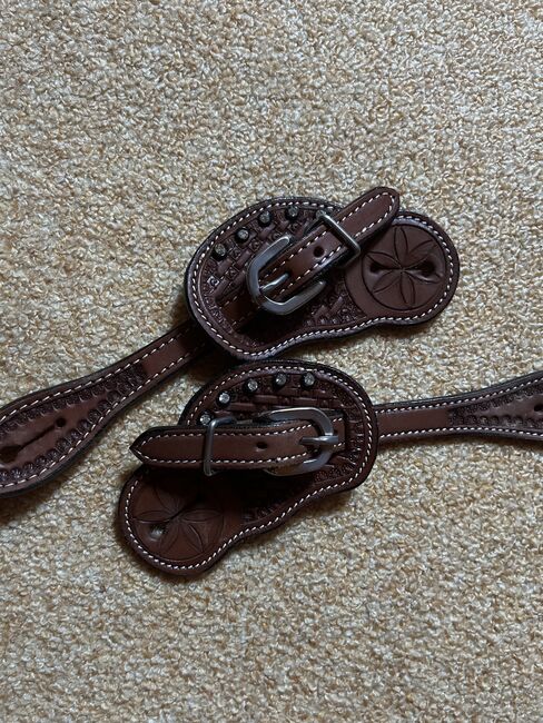 Westernsporenriemen neu braun, Krämer , Samantha Türpisch, Spurs & Spur Straps, Lößnitz