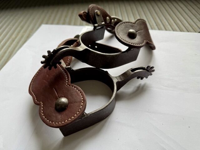 Westernsporen mit Sporenriemen von Weaver, Weaver leather, Myriam, Spurs & Spur Straps, Heilbronn, Image 6