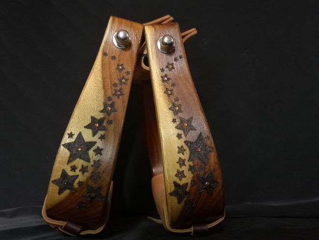 Western Steigbügel Holz, Marion, Saddle Accessories, Mindelheim, Image 2