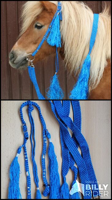 Western  Trense "Classic" mittelbau wunderschön mit silbernen Perlen verziert, Una (Horse-design), Trensen, Rot am See, Abbildung 3