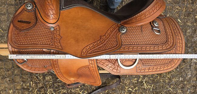 Western Sattel Westernsattel Cognac Full Quarter, Gustom Germany ES SADDLERY & TACK , Nicole Baumgärtel , Western Saddle, Ronneburg , Image 12