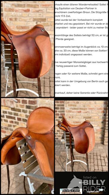 Westernsattel, Deuber , Nina Knabl , Endurance Saddle, Neu-Ulm, Image 6