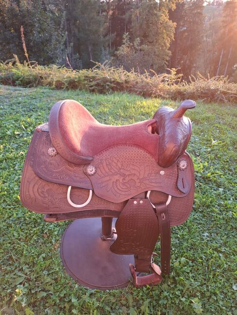 Westernsattel, Handgefertigt, Konrad, Western Saddle, Steinhaus, Image 3