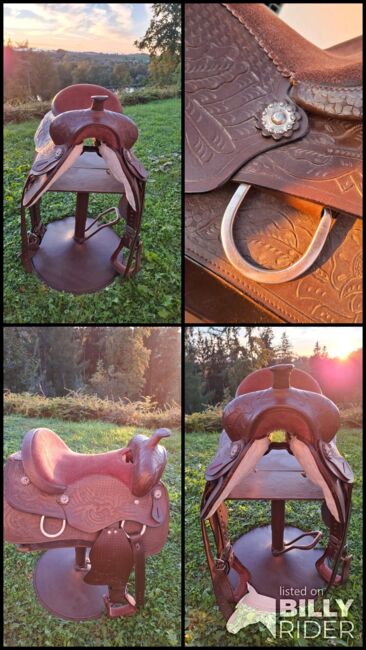 Westernsattel, Handgefertigt, Konrad, Western Saddle, Steinhaus, Image 8