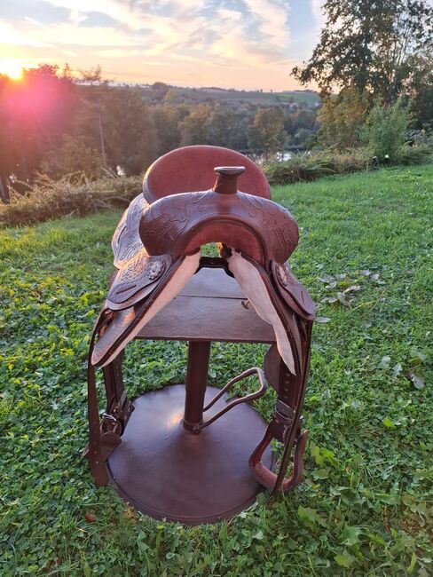 Westernsattel, Handgefertigt, Konrad, Western Saddle, Steinhaus