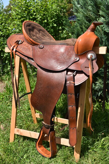 Westernsattel mit Punzierungen, Angelina, Western Saddle, Rietz-Neuendorf Neubrück (Spree), Image 6