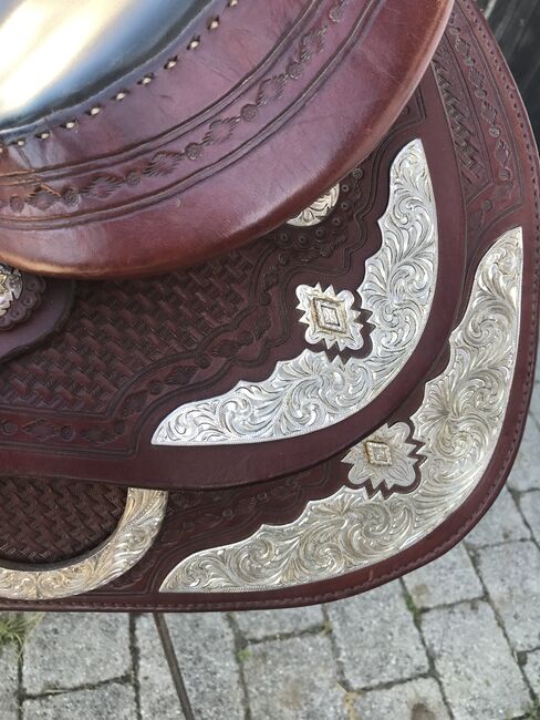 Westernsattel mit viel Silber, Elke Ortner, Western Saddle, Adlkofen bei Landshut, Image 2