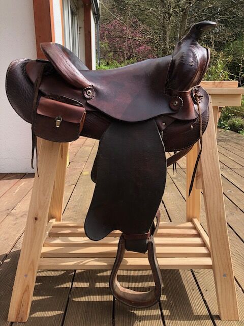 Westernsattel, no name, Weiss, Western Saddle, Ramberg