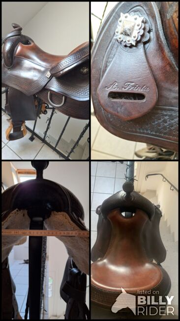 Westernsattel, Schoolmann , Western Saddle, Hinte, Image 6