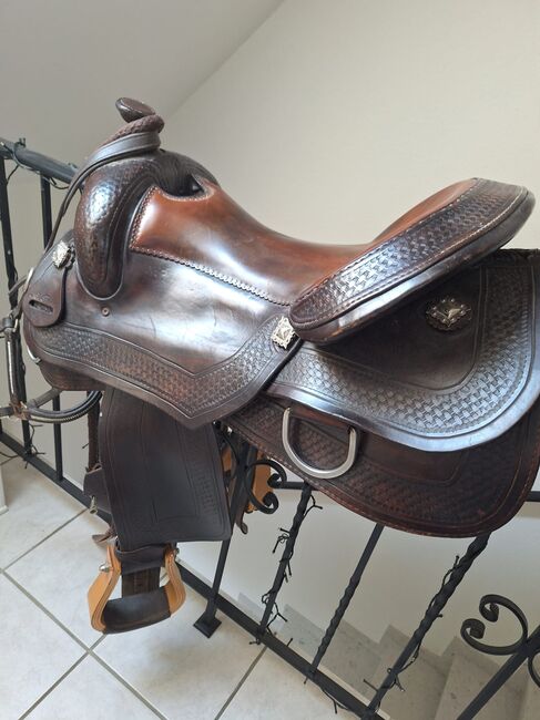 Westernsattel, Schoolmann , Western Saddle, Hinte