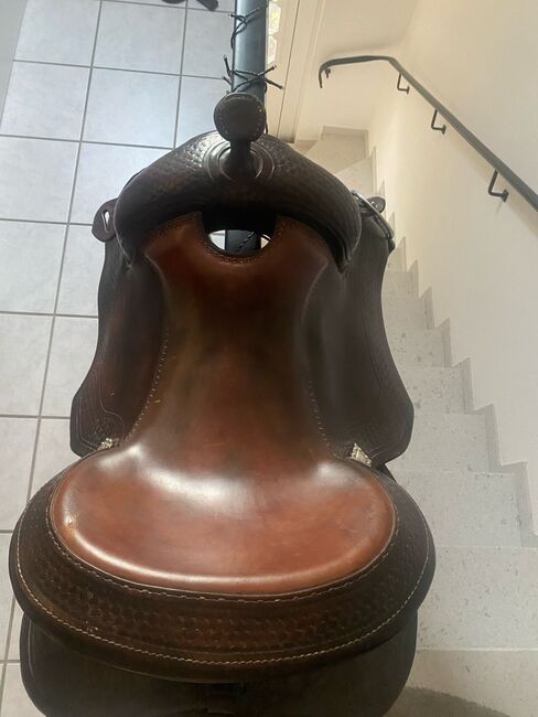 Westernsattel, Schoolmann , Western Saddle, Hinte, Image 3