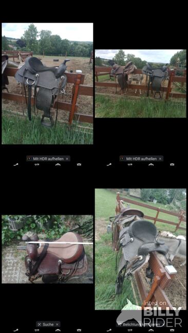 Westernsättel NEU braun und schwarz NEU, Melanie Leder , Western Saddle, Süsel, Image 7
