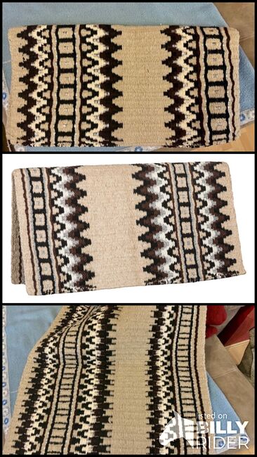 Westernblanket Sparkling in beige mit Glitzergarn, Loesdau Sparkling, Myriam, Westernpads, Heilbronn, Abbildung 4