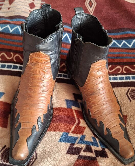 Westernboots, Stiefeletten Gr. 42 Fa. Decameron / Catalanstyle,  Fa. Decameron , Floh, Reitstiefeletten, Bendorf