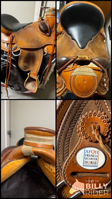selle westerne de travail de ranch, GIANNA GHIAZZA TRAVAIL DE RANCH, MAURICE VERDENNE, Western Saddle, AYWAILLE, Image 7