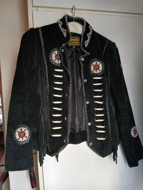 Westernjacke aus echtem Wildleder, Bibi, Reitjacken, Mäntel & Westen, Bad Bentheim