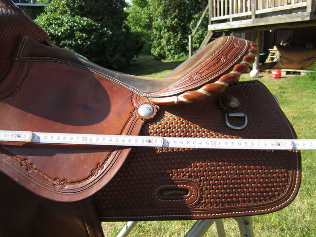 Westernsattel für breite Pferde zu verkaufen, EE Saddlery + Tack, Jutta Bunk, Siodło westernowe , Welle, Image 6