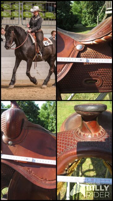 Westernsattel für breite Pferde zu verkaufen, EE Saddlery + Tack, Jutta Bunk, Siodło westernowe , Welle, Image 14