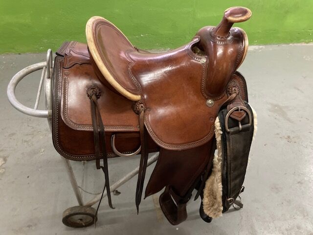 Westernreitsattel mit Zubehör, Rießer Westernsattel, Reinhard Mosler, Siodło westernowe , Neunkirchen-Seelscheid