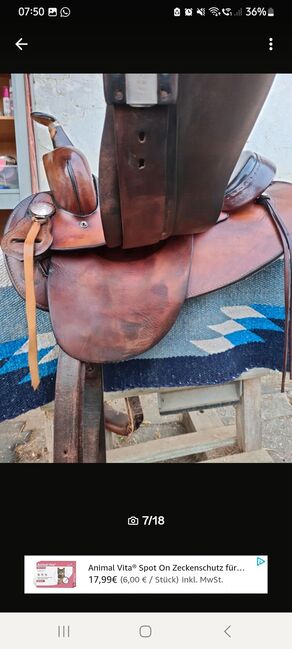Westernsattel Continental Roundskirt + 2x Pads, Continental , Sina, Westernsattel, Dingolfing, Abbildung 10