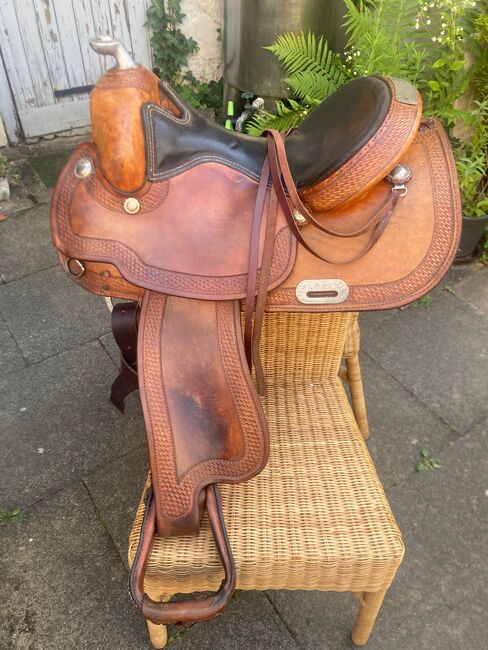 Westernsattel, Continental Saddlery Co., Janina Röhrig, Westernsattel, Braunfels, Abbildung 3