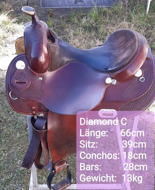 Westernsattel Diamond, Diamond C Allround, Franz Danzer, Westernsattel, Ohlsdorf