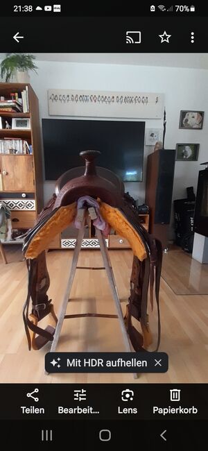 Westernsattel Equiflex Little Snake Dance super gepflegt, Continental  Little Snake Dance Round Skirt, K. Voigt , Westernsattel, Tettnang , Abbildung 3