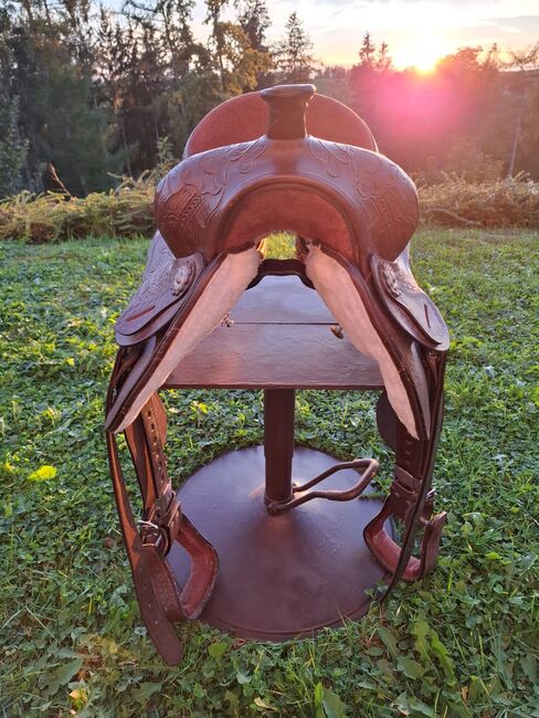 Westernsattel, Handgefertigt, Konrad, Westernsattel, Steinhaus, Abbildung 4