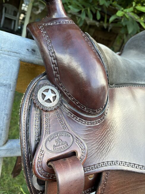 Westernsattel, Triple Horn, Sarah F, Westernsattel, Hanau, Abbildung 3