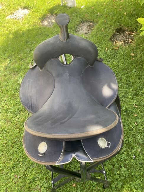 Westernsattel Wintec schwarz (lag auf 1,73m WB), Wintec, Nadja, Western Saddle, Müllheim, Image 3