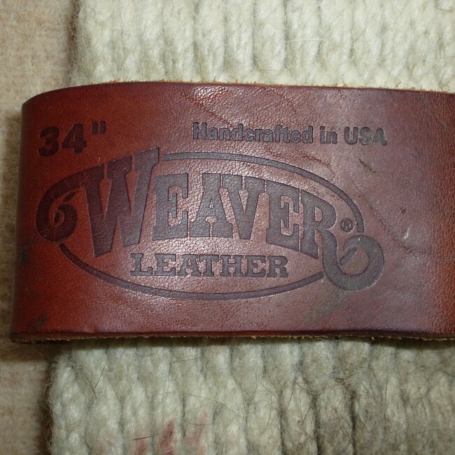 Westernsattelgut Mohair von Weaver, Gr. 34, Weaver Leather Westernsattelgurt Mohair, E. Binder, Sattelgurte, Waldkirchen, Abbildung 3