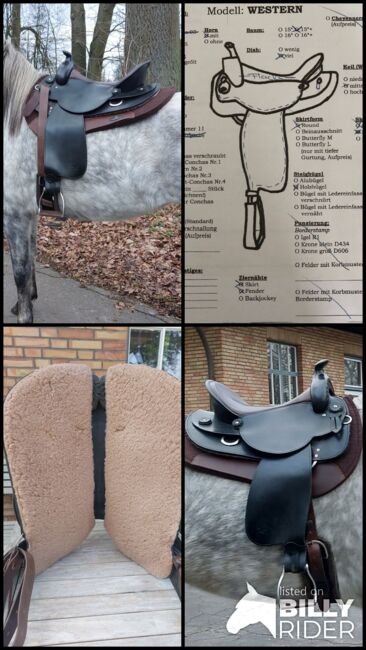 Westernsattel 15 Zoll von J. v. G., J. v. G. Modell Western von J. v. G., Katja , Western Saddle, Ahrensburg, Image 10