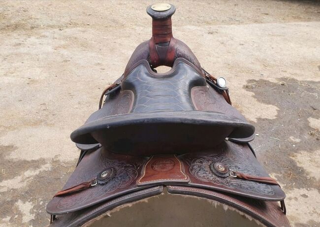 Westernsattel 16" EAMORS Orig. USA, EAMORS, Mandy Wasmund, Western Saddle, Mellenthin, Image 3