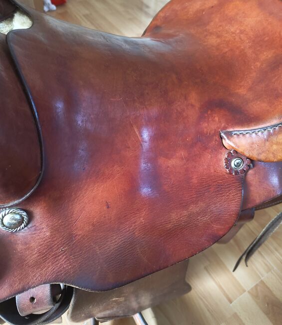 Westernsattel 16" / Arbeits-/ Roping-Sattel / mit Patina, Unbekannt  1795, Birgit, Western Saddle, Leipzig, Image 5