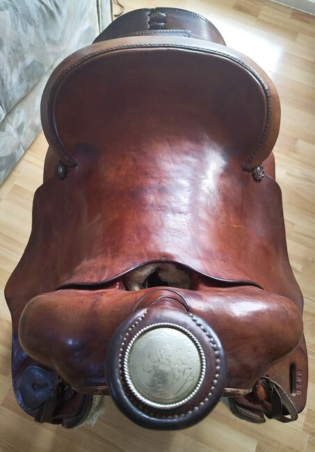 Westernsattel 16" / Arbeits-/ Roping-Sattel / mit Patina, Unbekannt  1795, Birgit, Western Saddle, Leipzig, Image 3