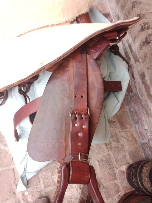 Westernsattel 63cm, Sitzfläche 40cm Sattel Western Pferd Tinker Leder, M. Wegner , Western Saddle, Hilden, Image 9