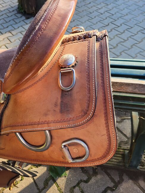 Westernsattel Braun breit weicher Sitz, Melanie , Western Saddle, Mönchengladbach , Image 2