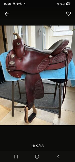 Westernsattel CP1330 flex fit Deuber& Partner, Deuber &Partner CP1330 16", Anja Raisch, Western Saddle, Haiterbach